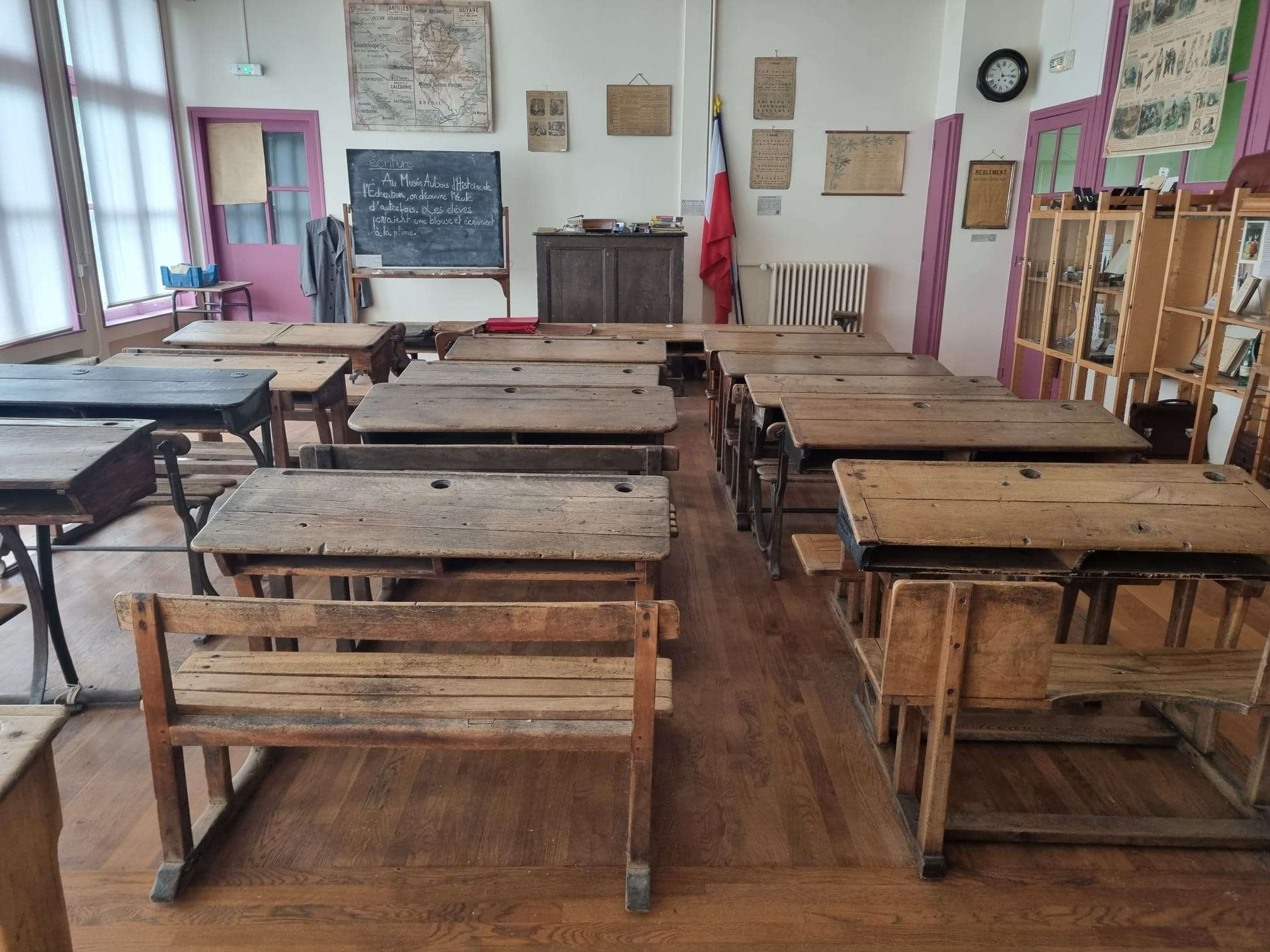 La salle de classe reconstituée La Communale